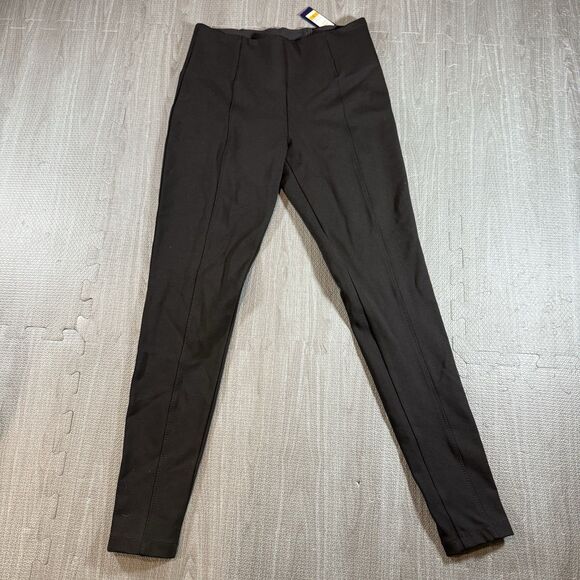 Nygard Slims Legging Black Size Small Elastic Waist Center Seam NWT 27” Inseam - Picture 1 of 6